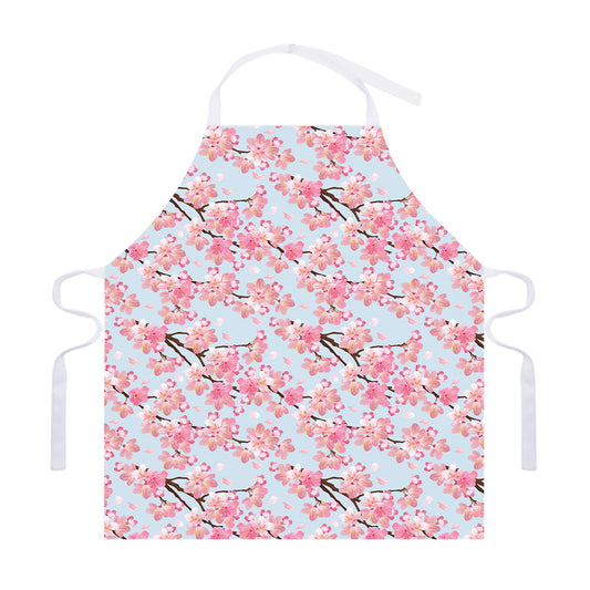 Sakura Flower Cherry Blossom Print Adjustable Apron