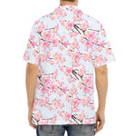 Sakura Flower Cherry Blossom Print Aloha Shirt