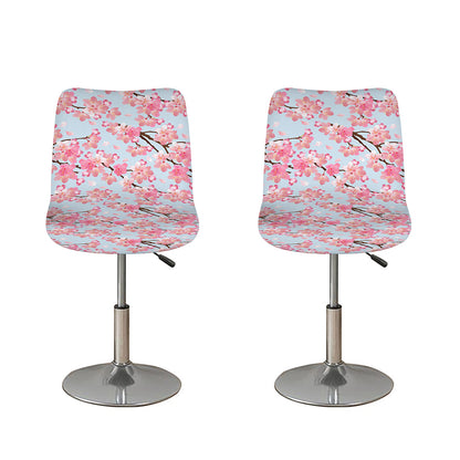 Sakura Flower Cherry Blossom Print Bar Stool Covers