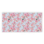 Sakura Flower Cherry Blossom Print Beach Towel
