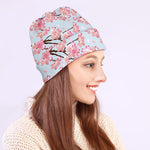 Sakura Flower Cherry Blossom Print Beanie