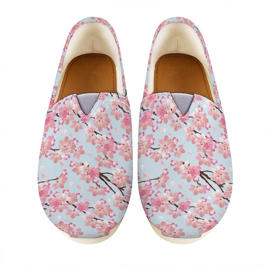 Sakura Flower Cherry Blossom Print Casual Shoes