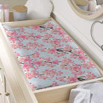 Sakura Flower Cherry Blossom Print Changing Pad Cover