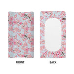 Sakura Flower Cherry Blossom Print Changing Pad Cover