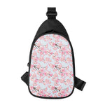 Sakura Flower Cherry Blossom Print Chest Bag