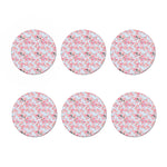 Sakura Flower Cherry Blossom Print Coaster Set