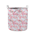 Sakura Flower Cherry Blossom Print Collapsible Laundry Basket