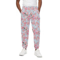 Sakura Flower Cherry Blossom Print Cotton Sweatpants