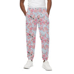 Sakura Flower Cherry Blossom Print Cotton Pants