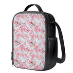 Sakura Flower Cherry Blossom Print Crossbody Lunch Bag