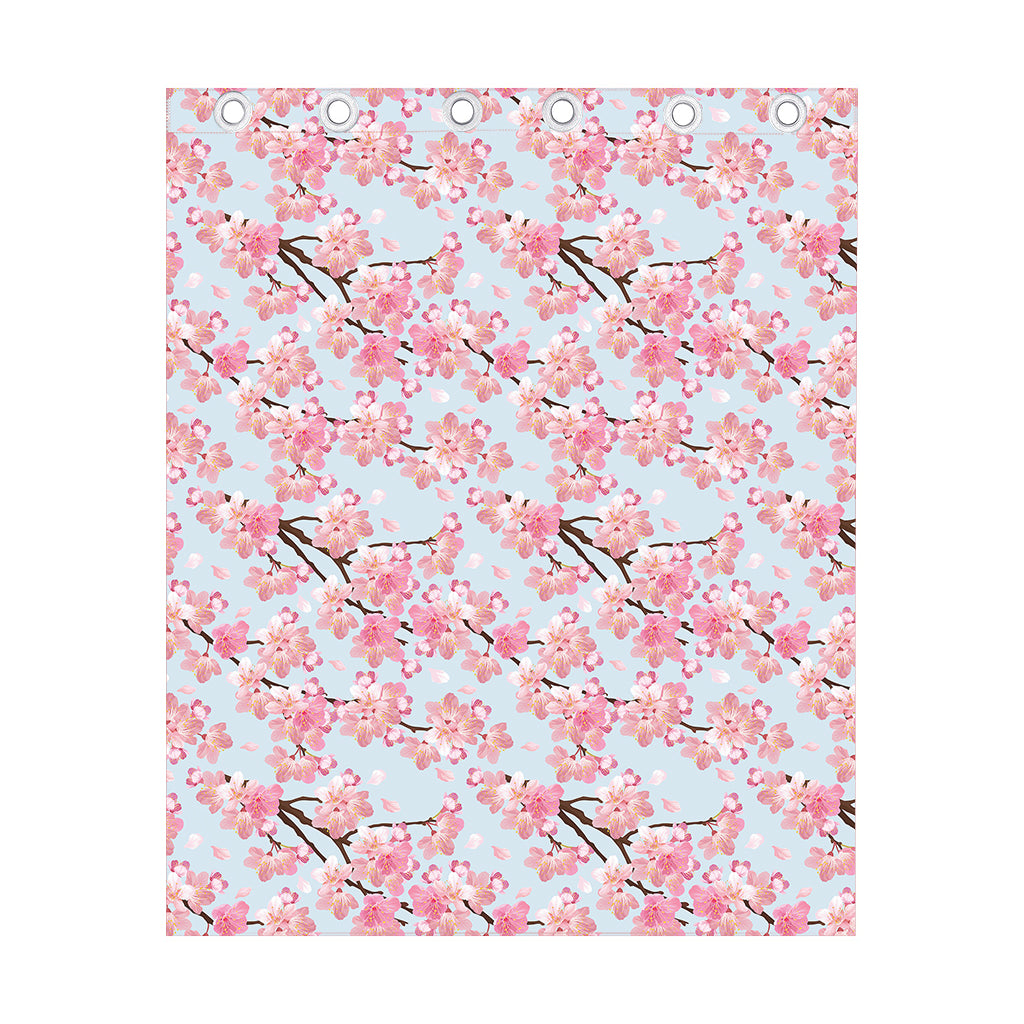 Sakura Flower Cherry Blossom Print Curtain