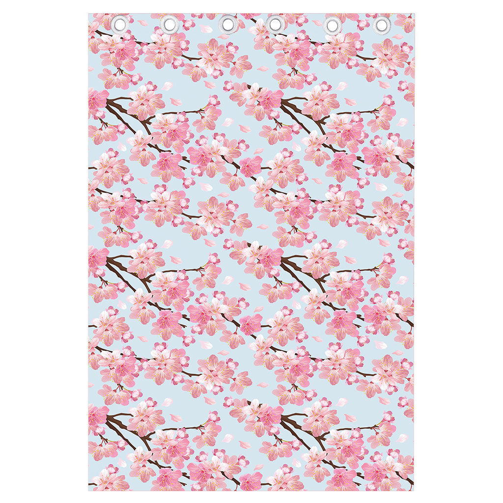 Sakura Flower Cherry Blossom Print Curtain