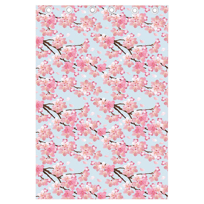 Sakura Flower Cherry Blossom Print Curtain