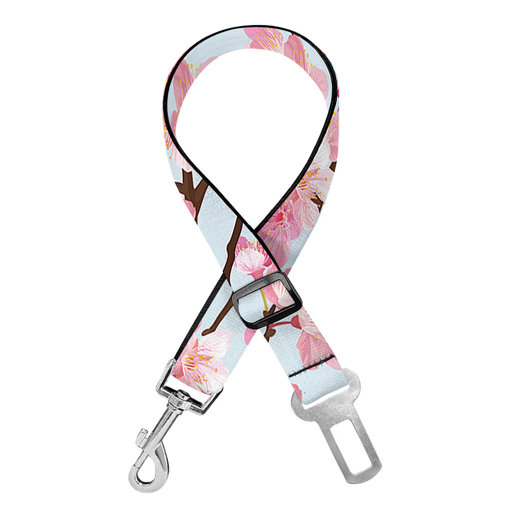 Sakura Flower Cherry Blossom Print Dog Seat Belt