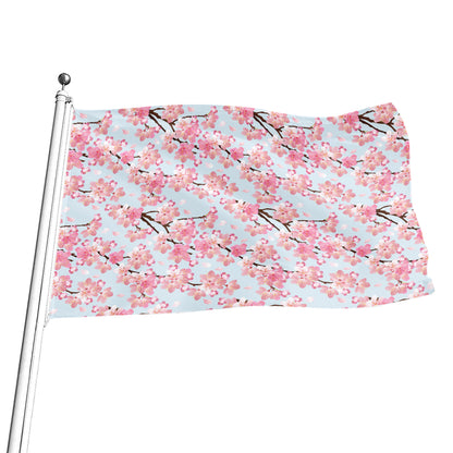 Sakura Flower Cherry Blossom Print Flag
