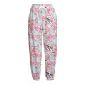 Sakura Flower Cherry Blossom Print Fleece Lined Knit Pants