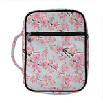 Sakura Flower Cherry Blossom Print Front Pocket Bible Bag