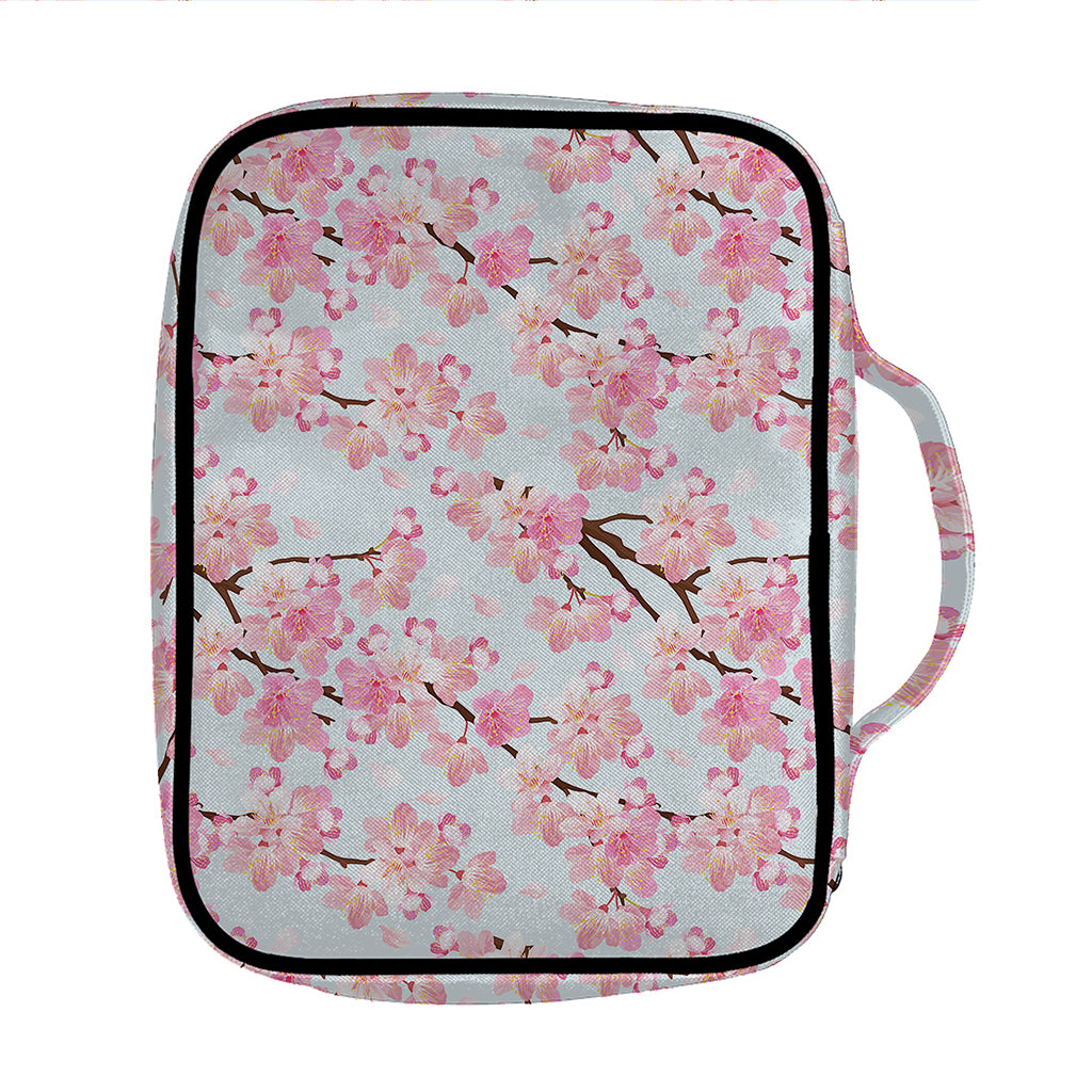 Sakura Flower Cherry Blossom Print Front Pocket Bible Bag