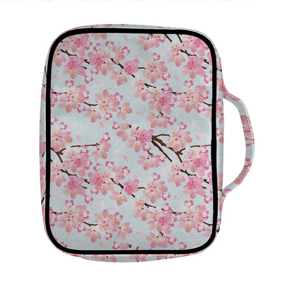 Sakura Flower Cherry Blossom Print Front Pocket Bible Bag