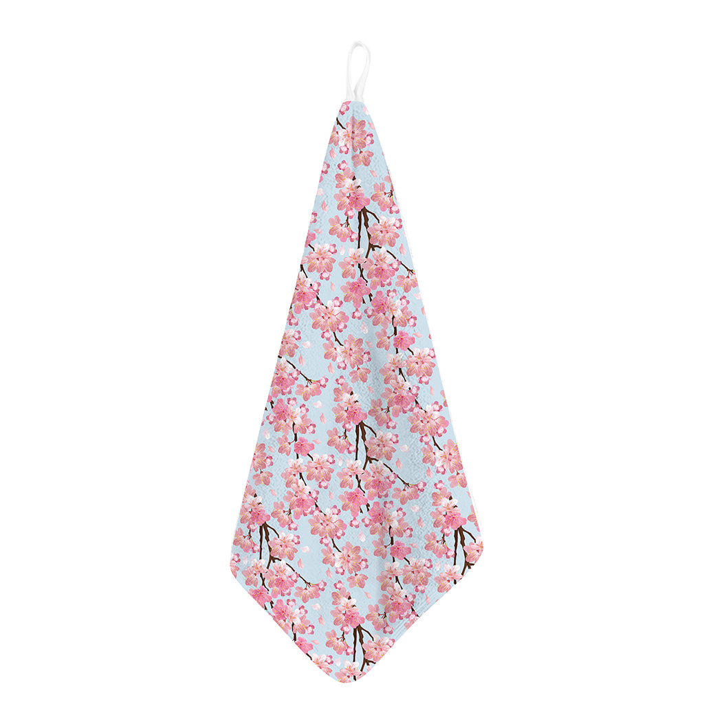Sakura Flower Cherry Blossom Print Hand Towel