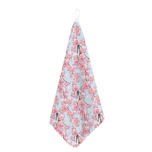 Sakura Flower Cherry Blossom Print Hand Towel