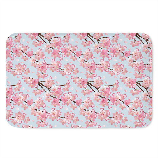 Sakura Flower Cherry Blossom Print Indoor Door Mat