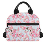 Sakura Flower Cherry Blossom Print Insulated Lunch Bag