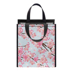 Sakura Flower Cherry Blossom Print Insulated Lunch Tote