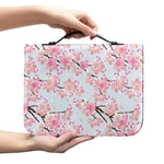 Sakura Flower Cherry Blossom Print Leather Bible Cover