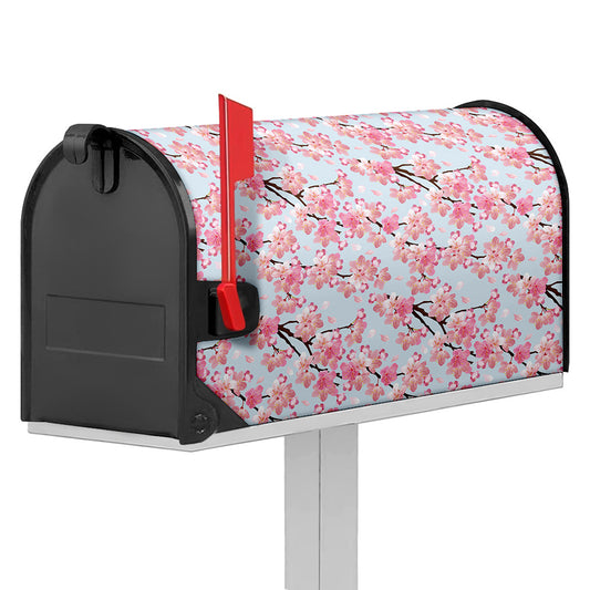 Sakura Flower Cherry Blossom Print Mailbox Cover