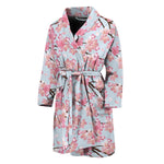Sakura Flower Cherry Blossom Print Men's Bathrobe