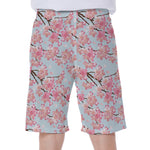 Sakura Flower Cherry Blossom Print Men's Beach Shorts