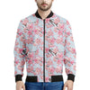 Sakura Flower Cherry Blossom Print Men's Bomber Jacket