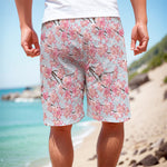 Sakura Flower Cherry Blossom Print Men's Cargo Shorts