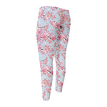 Sakura Flower Cherry Blossom Print Men's Compression Pants