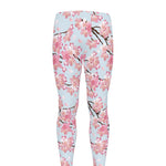 Sakura Flower Cherry Blossom Print Men's leggings