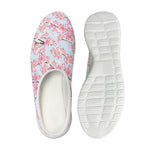 Sakura Flower Cherry Blossom Print Mesh Casual Shoes
