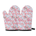Sakura Flower Cherry Blossom Print Oven Mitts