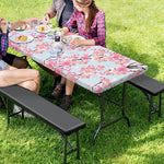 Sakura Flower Cherry Blossom Print Picnic Table Cover