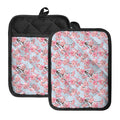 Sakura Flower Cherry Blossom Print Pot Holders With Pocket