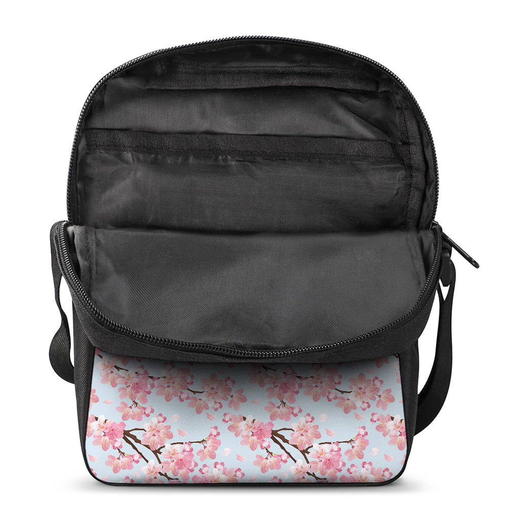 Sakura Flower Cherry Blossom Print Rectangular Crossbody Bag