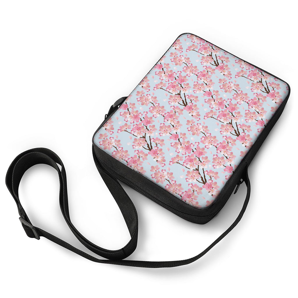 Sakura Flower Cherry Blossom Print Rectangular Crossbody Bag