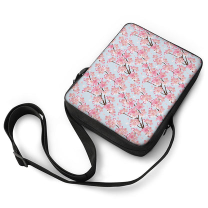 Sakura Flower Cherry Blossom Print Rectangular Crossbody Bag