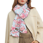 Sakura Flower Cherry Blossom Print Scarf