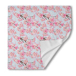 Sakura Flower Cherry Blossom Print Silk Bandana