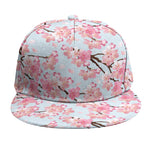 Sakura Flower Cherry Blossom Print Snapback Cap