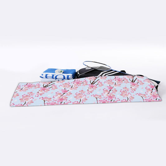 Sakura Flower Cherry Blossom Print Sports Towel