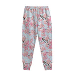 Sakura Flower Cherry Blossom Print Sweatpants