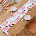 Sakura Flower Cherry Blossom Print Table Runner