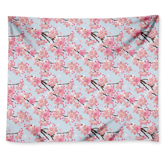 Sakura Flower Cherry Blossom Print Tapestry